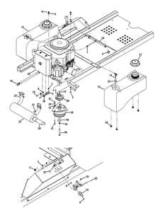 Part Location Diagram of 02002164 MTD Fuel Hose Assembly Includes: